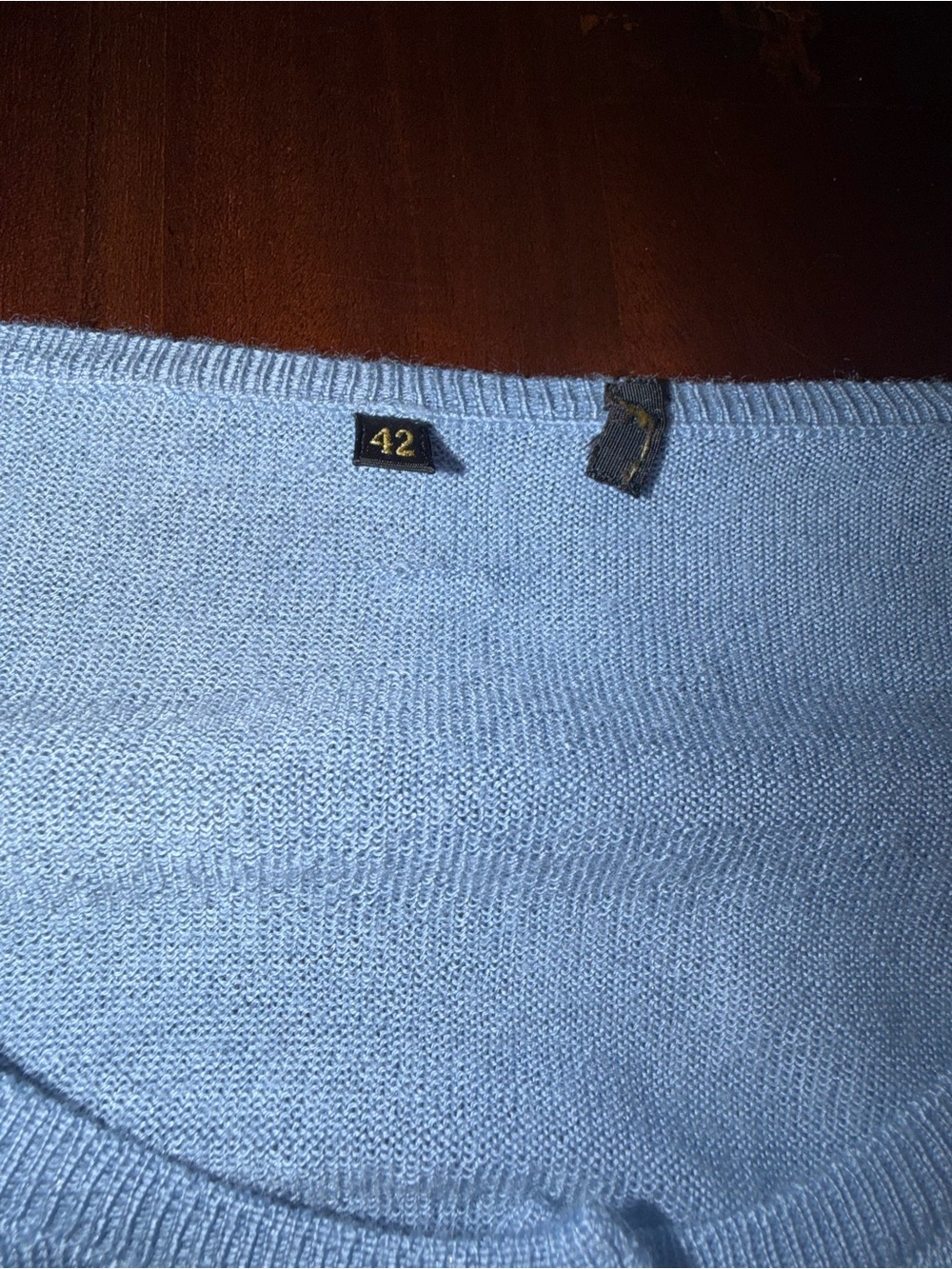 Loro Piana Light Blue Crewneck Cashmere Cardigan (121) - Picture 5 of 6